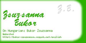 zsuzsanna bukor business card